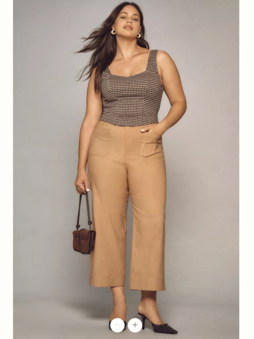 Anthropologie Maeve The Colette Cropped Wide-Leg Trousers - Picture 5 of 8